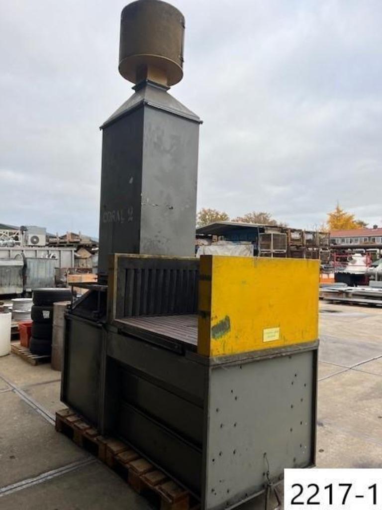 2217. Slijptafel / schuurtafel met afzuiging / slijpwerkbank, Ophalen, Gebruikt