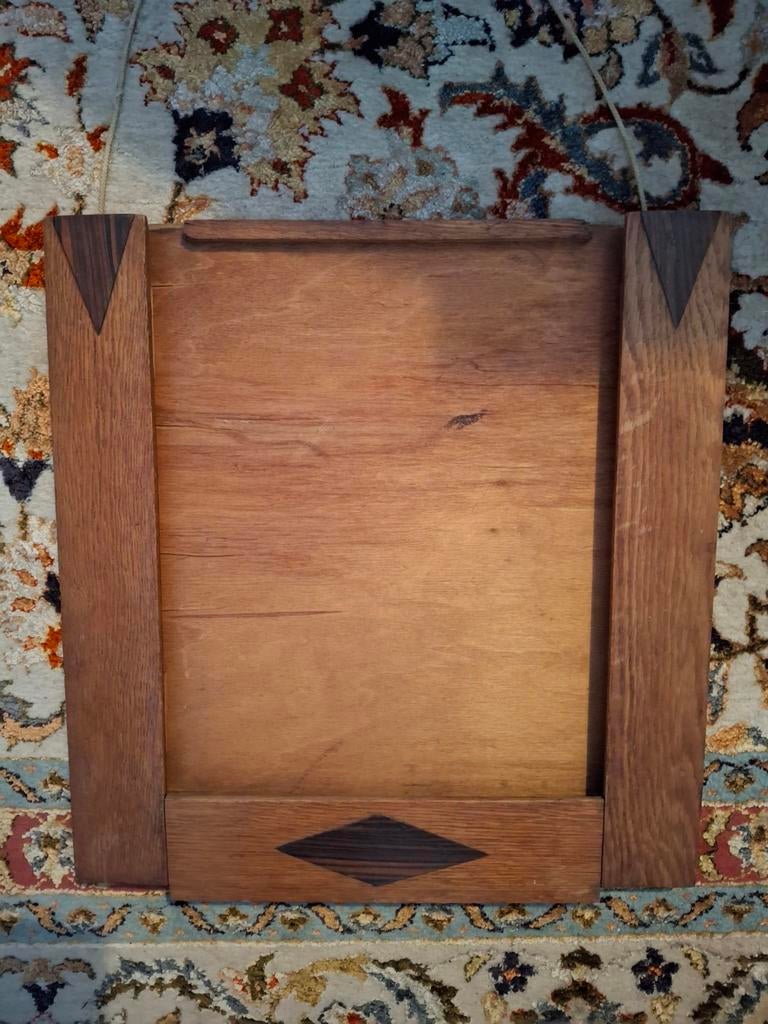 Amsterdamse school, Art deco spiegellijst, Antiek en Kunst, Ophalen of Verzenden, Rechthoekig, Minder dan 50 cm