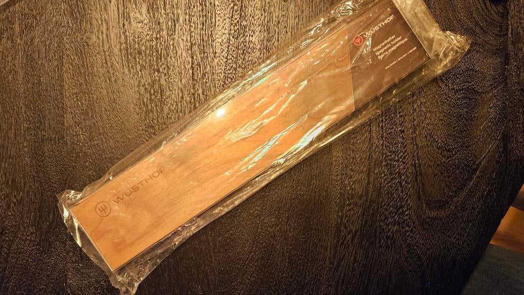 Magneetstrip messen walnoot - nieuw in orginele verpakking, Ophalen of Verzenden, Nieuw