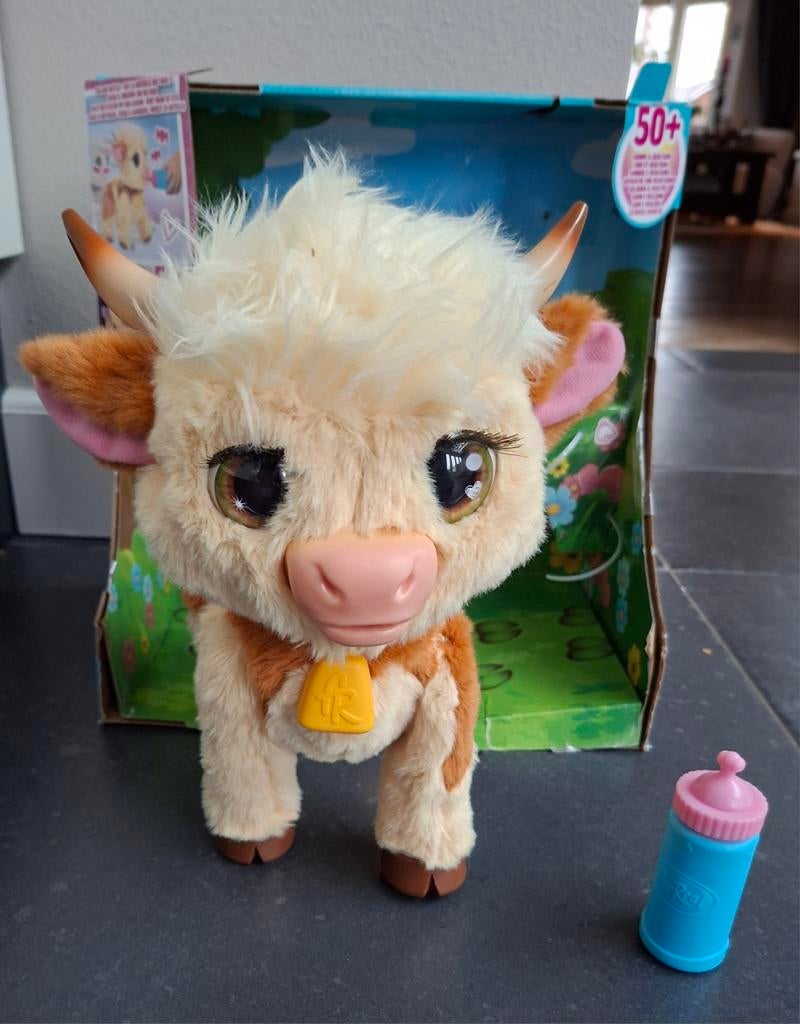 FurReal Maggie de Koe - Interactief Speelgoed, Ophalen of Verzenden, Zo goed als nieuw, Auto, Met geluid