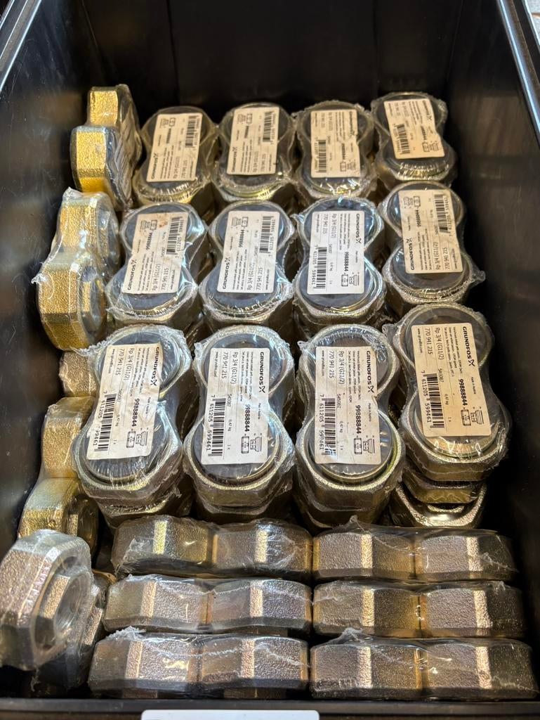 45x Grundfos koppelingsset G 1½ x ¾ – Nieuw 2 per verpakking, Minder dan 30 cm, Overige typen, Nieuw, Minder dan 60 cm