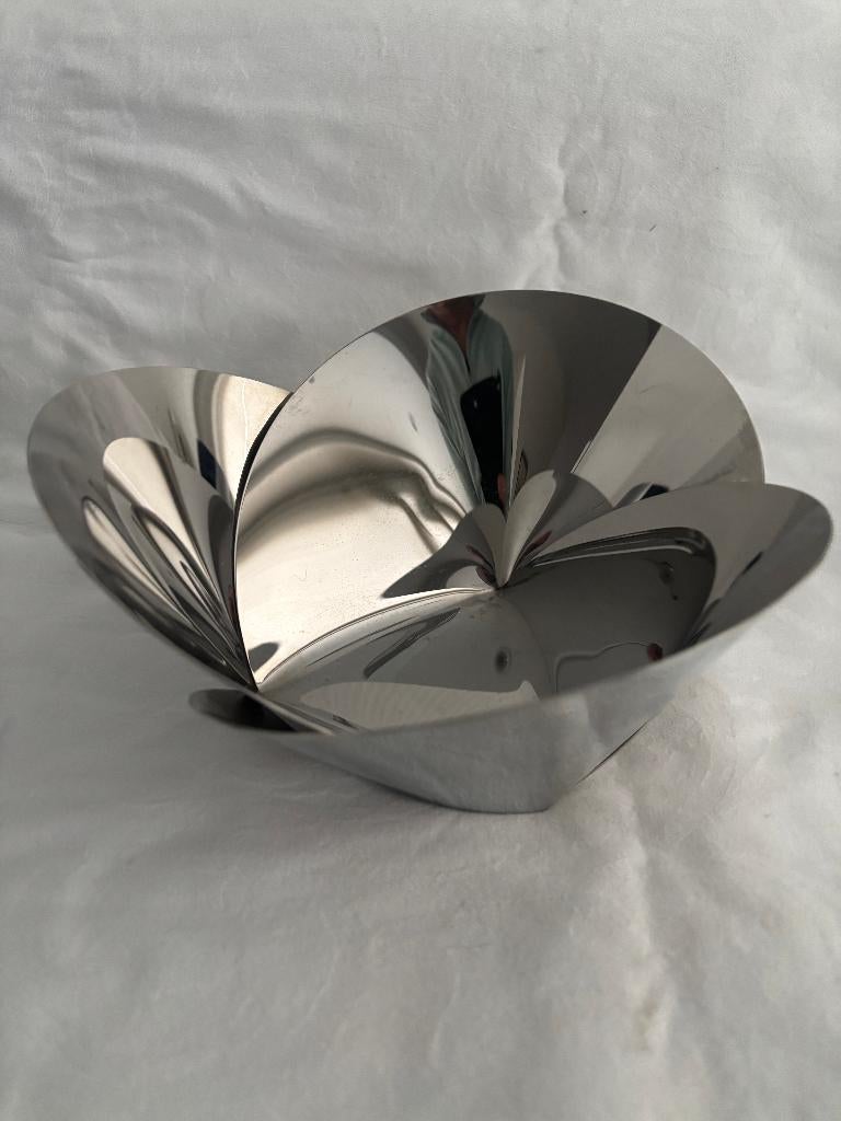 Alessi Harmonic schaal ontwerp Abi Alice, 22 cm rvs., Ophalen of Verzenden, Zo goed als nieuw