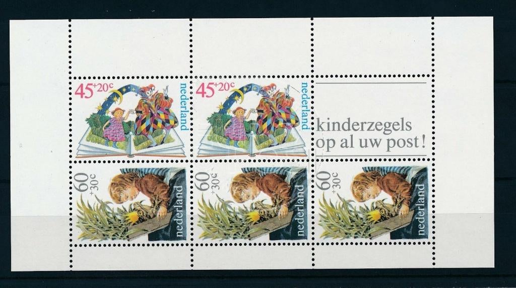 Nederland 1980 Kinderpostzegels blok NVPH 1214 Postfris, Postzegels en Munten, Postzegels | Nederland, Ophalen, Postfris