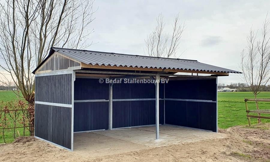 aanbieding schuilstal paarden, Dieren en Toebehoren, Stalling en Weidegang, Stalling
