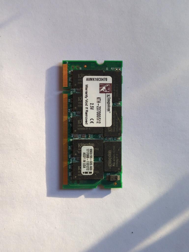 Kingston 512MB DDR2 SODIMM, Ophalen of Verzenden, Laptop