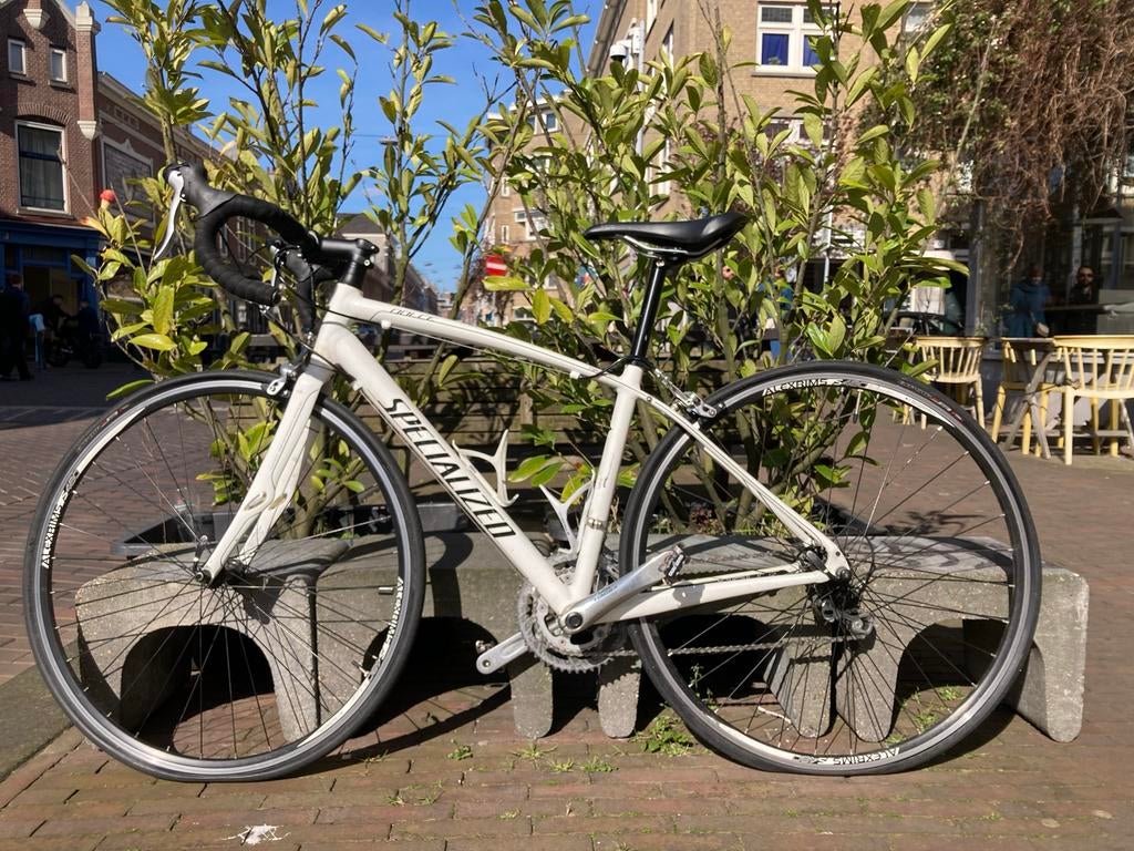 Specialized dames racefiets frame 52 met klikschoenen, 28 inch, Gebruikt, Aluminium, 49 tot 53 cm