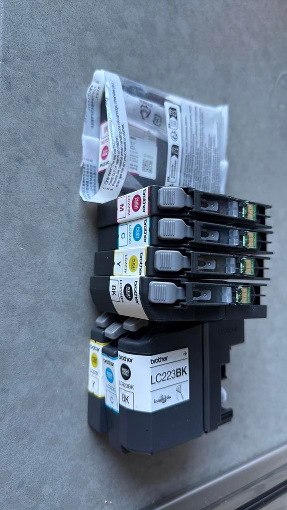 2 x set Brother cartridges LC223M nieuw/zgan, Ophalen of Verzenden, Zo goed als nieuw
