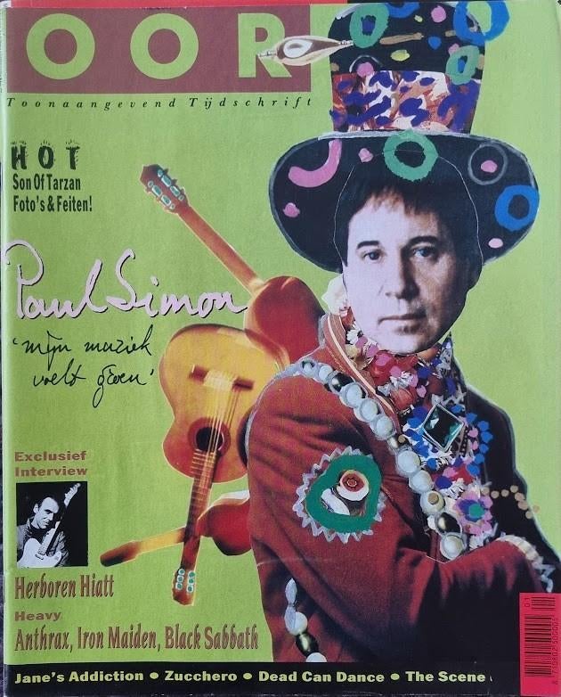 OOR 22-1990 Paul Simon Maria McKee Jane Addiction, Ophalen of Verzenden, Zo goed als nieuw, Muziek, Film of Tv