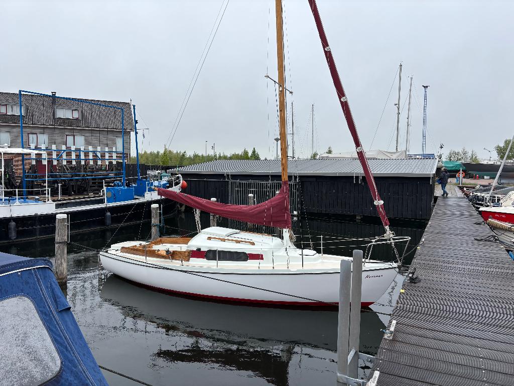zeilboot victorie 22 nr 603, Watersport en Boten, Kajuitzeilboten en Zeiljachten, Ophalen, Gebruikt, Tourjacht of Cruiser, 6 tot 9 meter