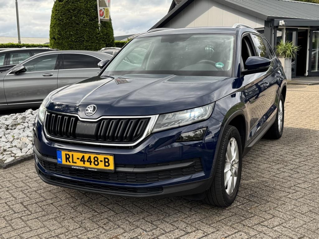 Skoda Kodiaq 1.4 TSI 7-Persoons 2018 Trekhaak Xenon Navi Tig, Gebruikt, 4 cilinders, Blauw, 7 stoelen