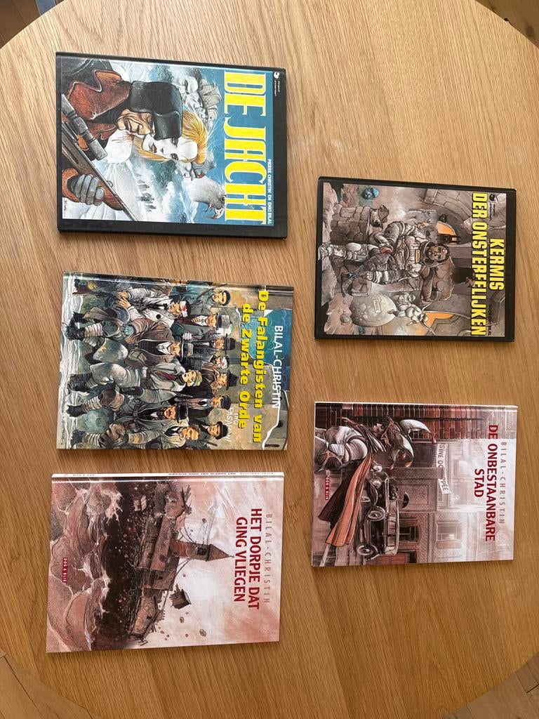 Enki Bilal stripboeken - Hardcovers in goede staat, Boeken, Stripboeken, Meerdere stripboeken, Ophalen of Verzenden, Gelezen