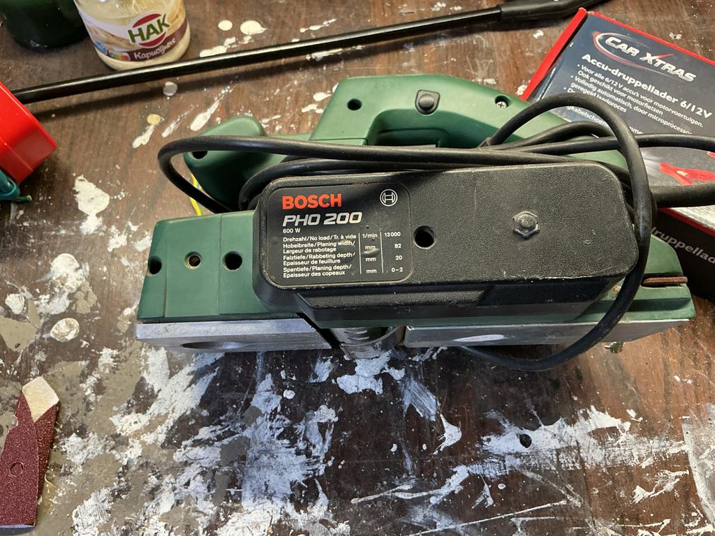 Bosch PHO 200 schaafmachine, Doe-het-zelf en Verbouw, Schaafmachines, Ophalen of Verzenden, Gebruikt, Elektrisch