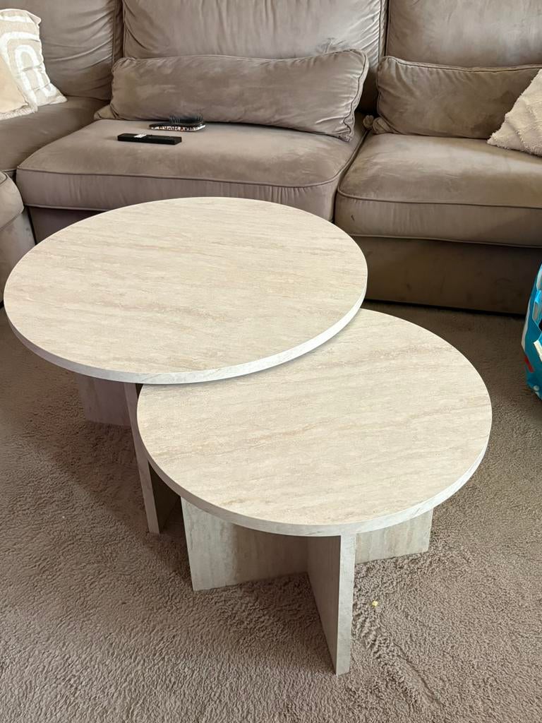 Tafels jysk, 50 tot 100 cm, Rond, Ophalen of Verzenden, Zo goed als nieuw