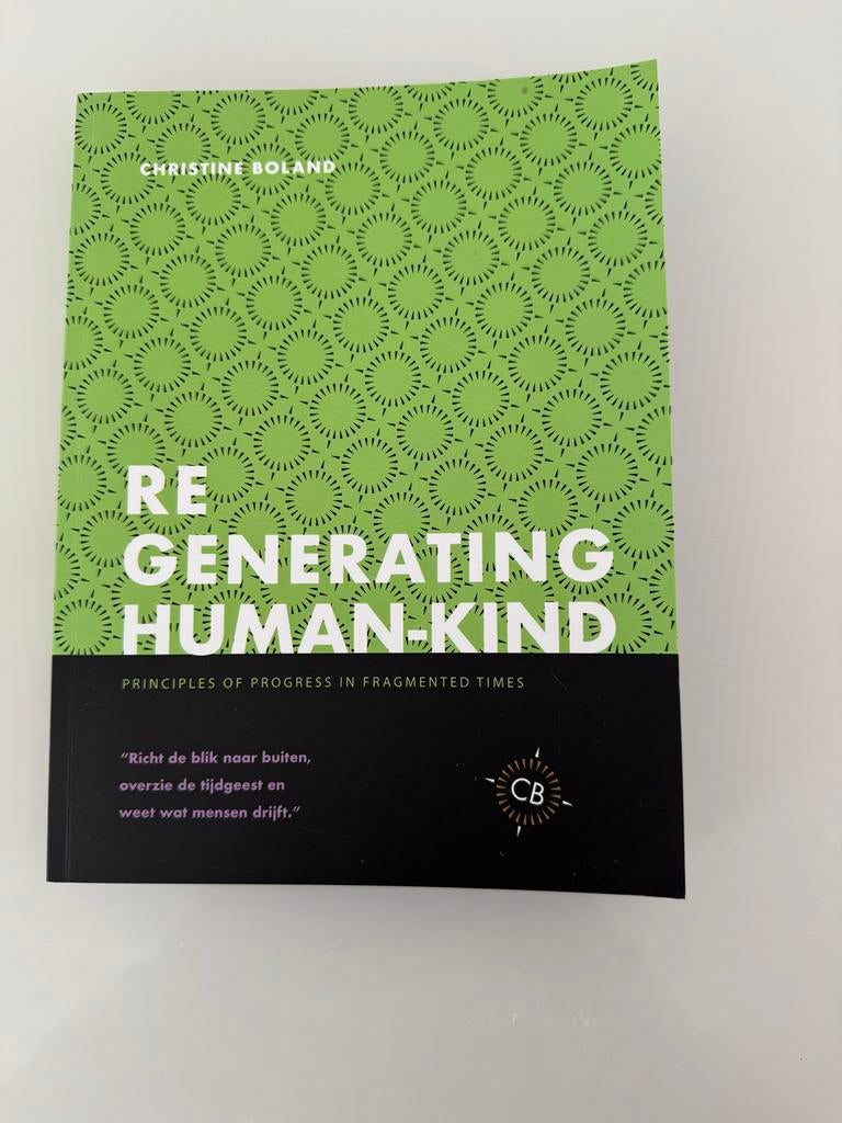 Re-generating Human-Kind - Christine Boland, Boeken, Ophalen of Verzenden, Zo goed als nieuw, Maatschappij en Samenleving, Wereld