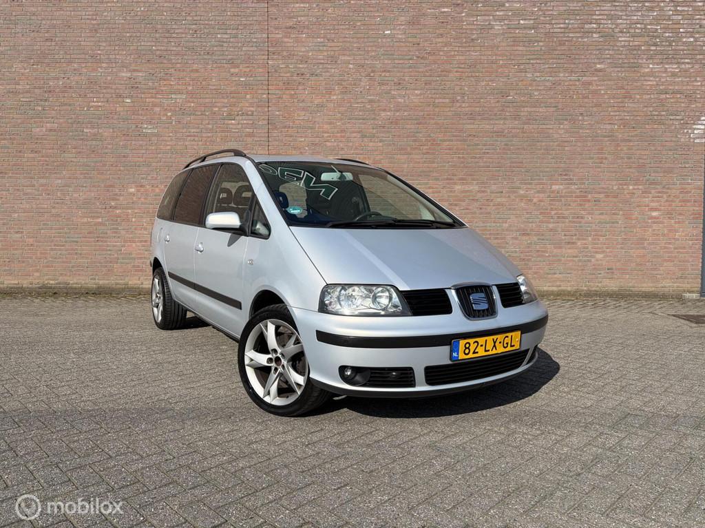 Seat Alhambra 2.0 Stella / APK / NAP / 7 pers kenteken, Stof, 4 cilinders, Bedrijf, Grijs