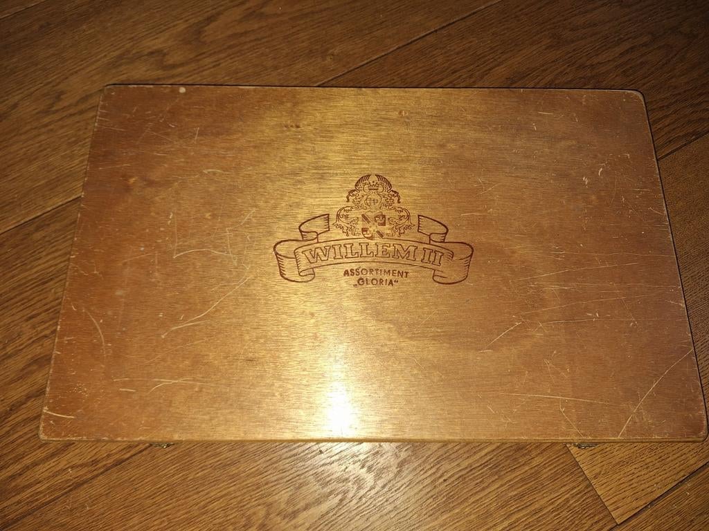 Willem II sigarendoos Gloria., Verzamelen, Ophalen of Verzenden