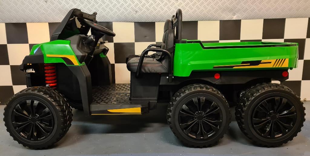 Farmer Truck 6x6 - leren zit - 4 motors - kiepbak - RC, Ophalen of Verzenden, Nieuw, Afstandsbediening