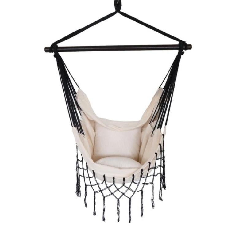 Hangstoel (Beige) nieuw in doos, Wit, Ophalen of Verzenden, Zo goed als nieuw, Beige