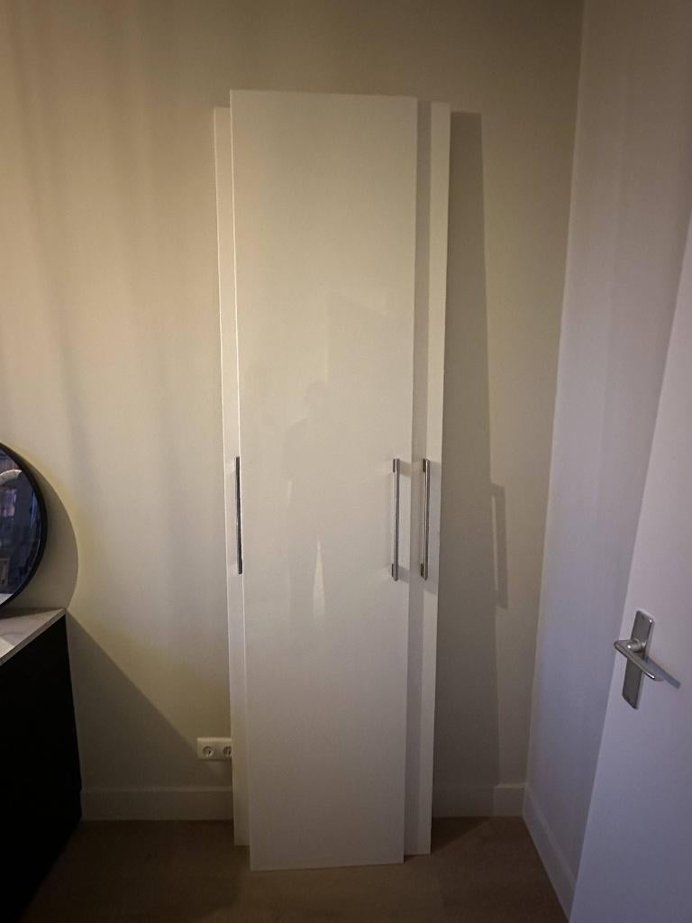 Kastdeuren PAX kast 4x, Ophalen, 200 cm of meer, 50 tot 100 cm, Zo goed als nieuw