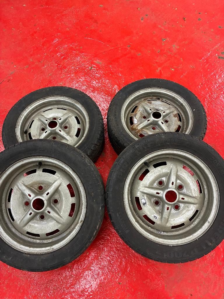 VW Kever brede stervelgen, Ophalen, Gebruikt, 15 inch, Banden en Velgen