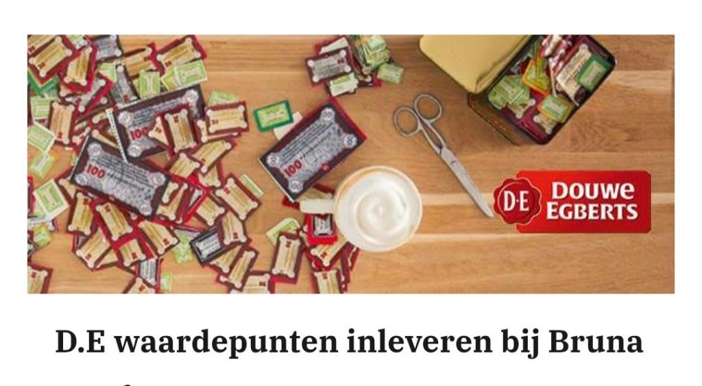 Douwe Egberts  3000 punten, Ophalen of Verzenden, Koffie of Thee, Zegels, Bonnen of Punten