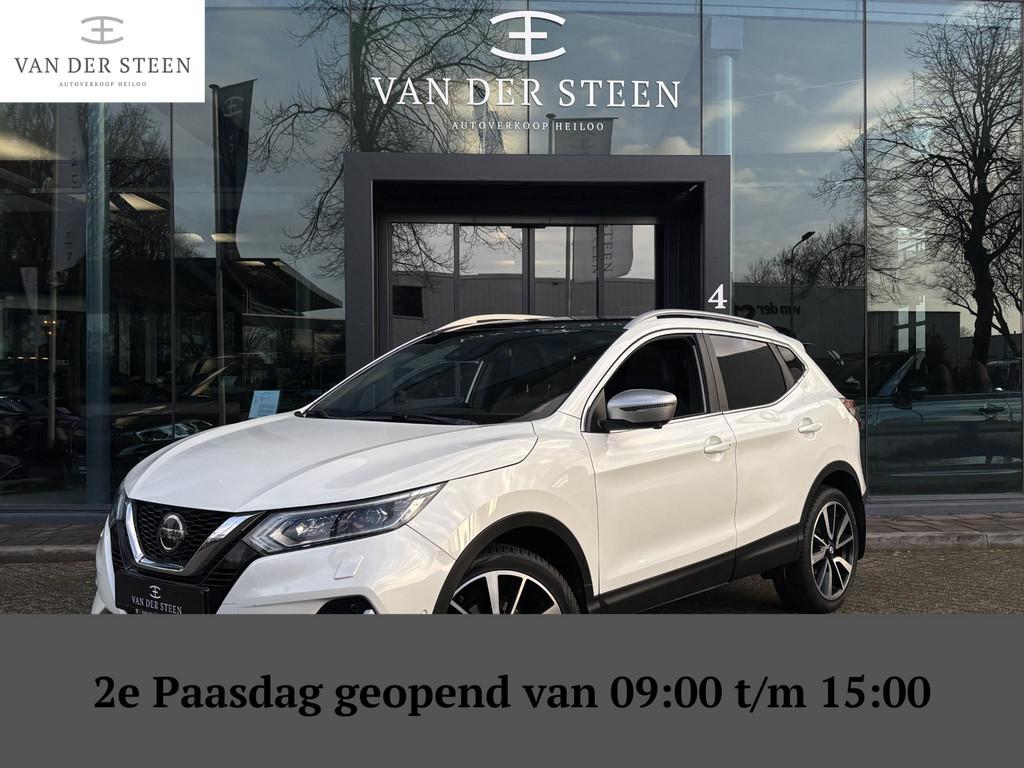Nissan Qashqai 1.2 Tekna + Pano | Memory Seats | Dodehoekdet, Gebruikt, 4 cilinders, Lichtsensor, 116 pk