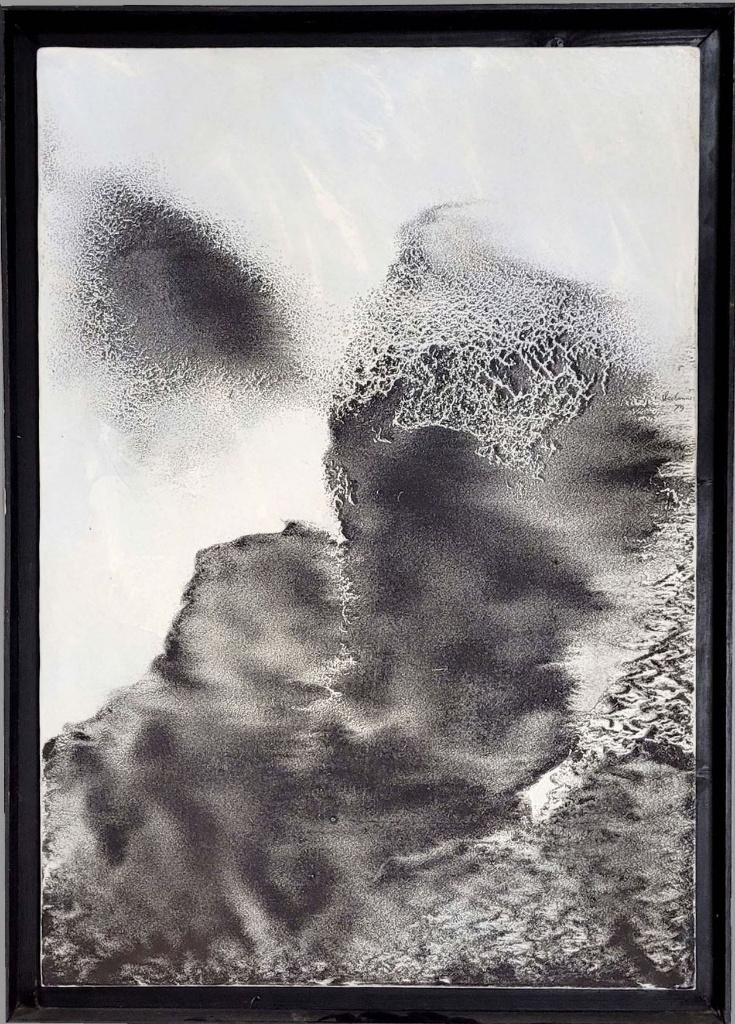 Theodorus Theo Bennes(1903)Olie doek "Abstracte Com" Ges Ged, Antiek en Kunst, Kunst | Schilderijen | Modern, Ophalen of Verzenden