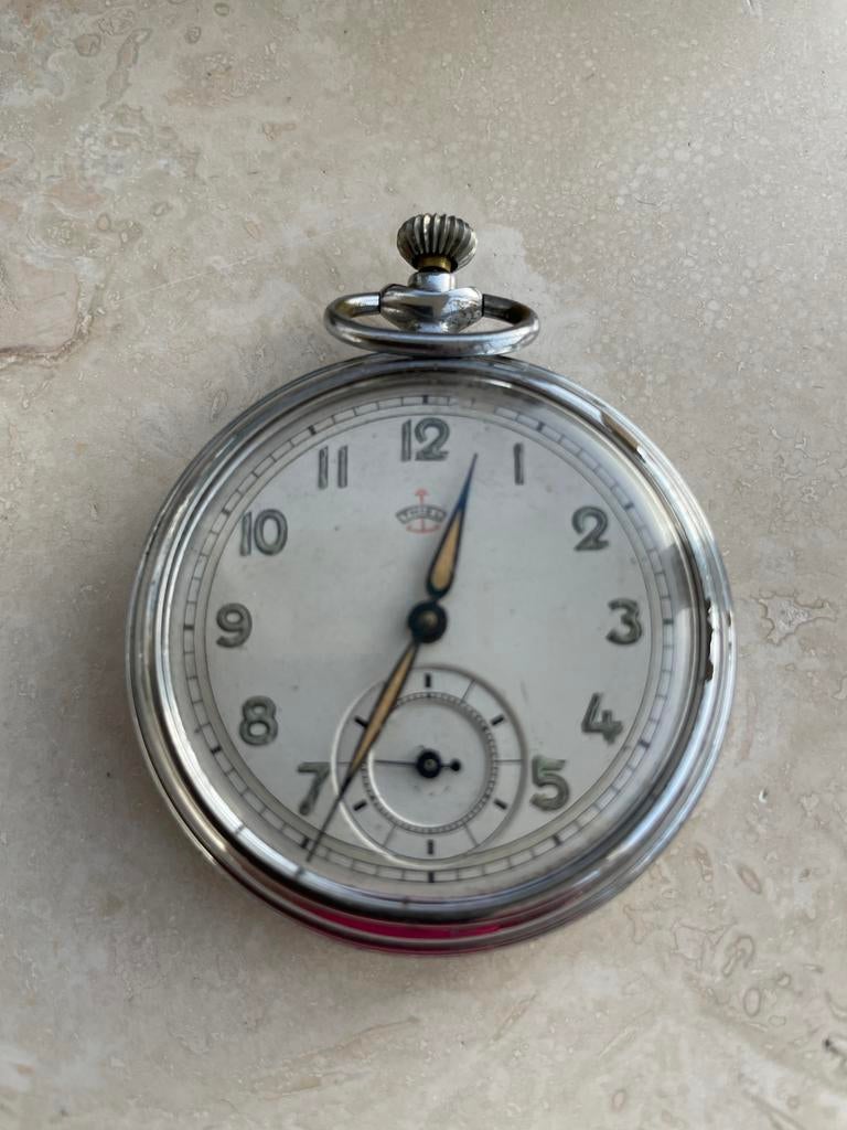 Thiel Vintage Zakhorloge - Zilverkleurig met Subseconde, Sieraden, Tassen en Uiterlijk, Horloges | Antiek, Overige merken, Zakhorloge