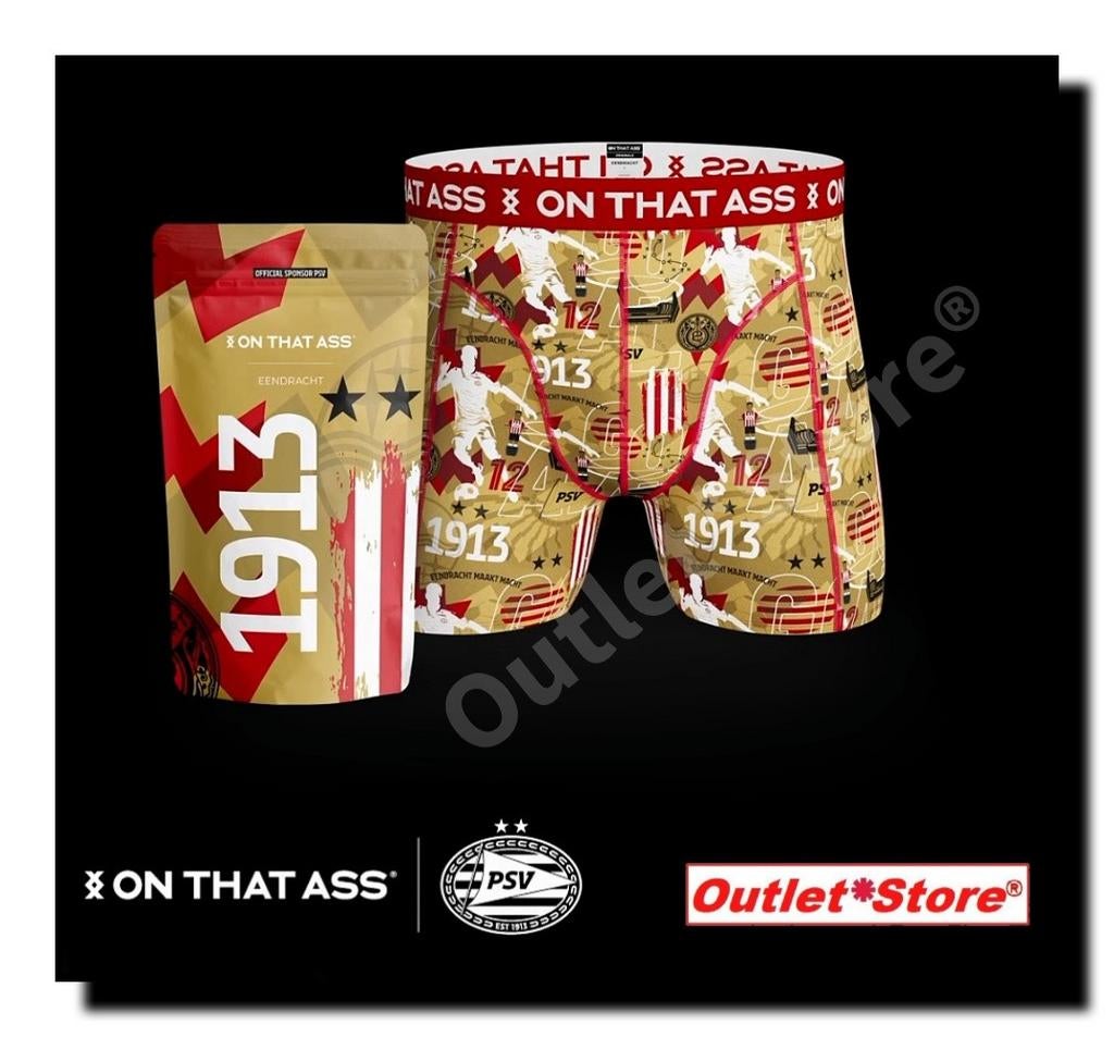 ON THAT ASS boxers PSV maat S M L boxershort nieuw t shirt, Kleding | Heren, Ophalen of Verzenden, Rood, On that ass, Boxer