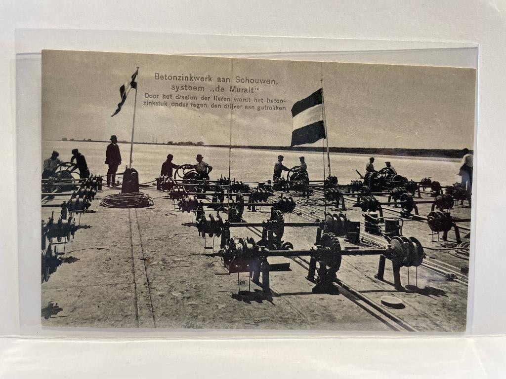 Schouwen-Duiveland  - Betonzinkwerk de Muralt, Verzenden, Ongelopen, Zeeland