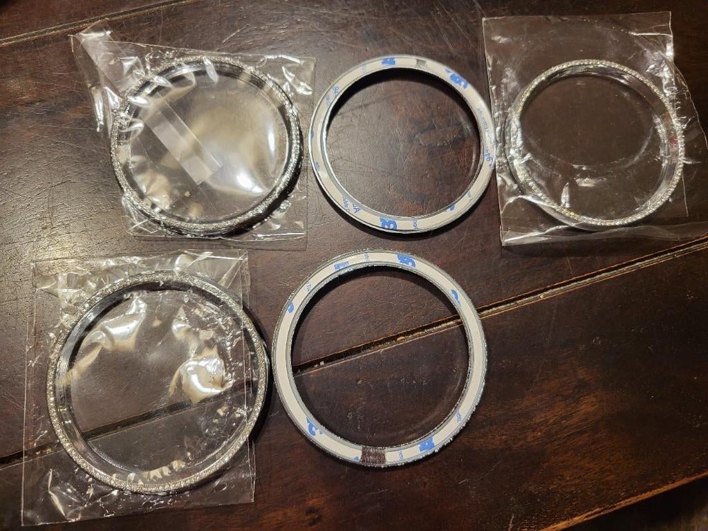 Auto pimpen met Dashboard ringen, met strass, nieuw 5 stuks, Ophalen of Verzenden, Nieuw