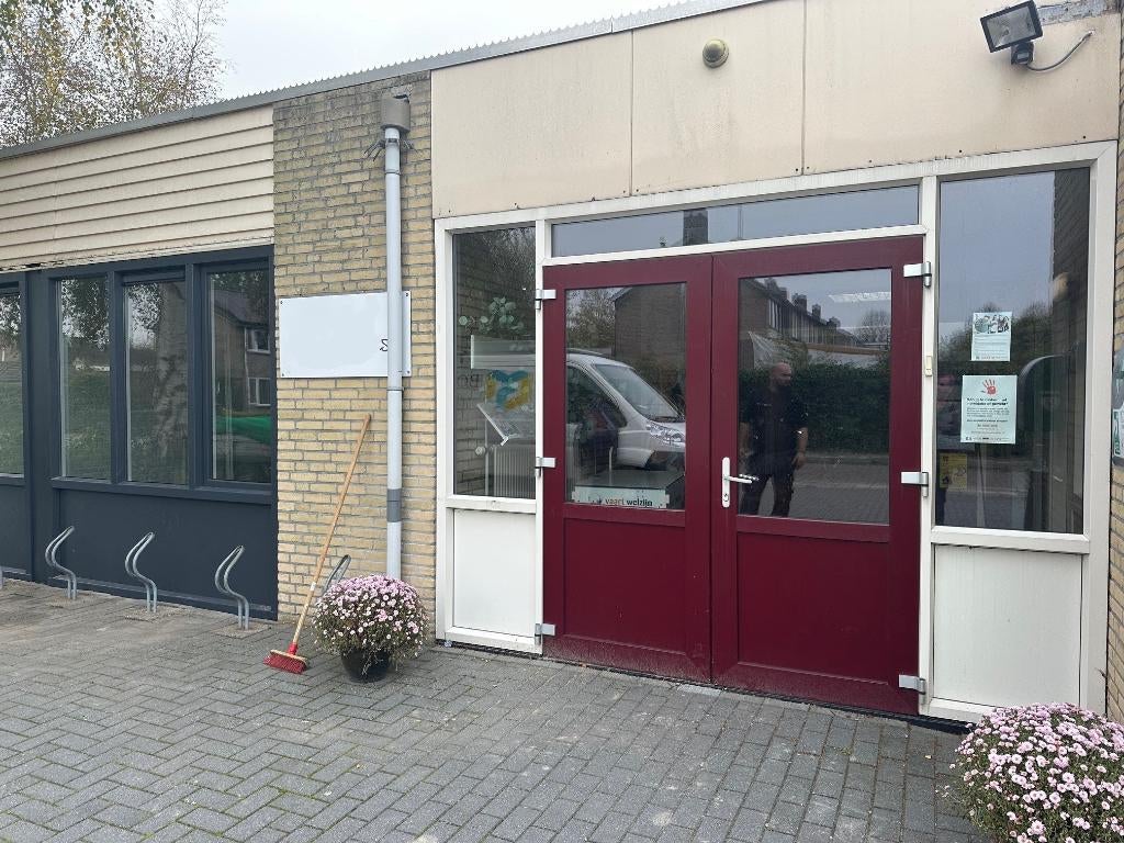 Kunststof pui met openslaande deuren, Doe-het-zelf en Verbouw, Kozijnen en Schuifpuien, Ophalen, Kunststof, Gebruikt, Deurkozijn