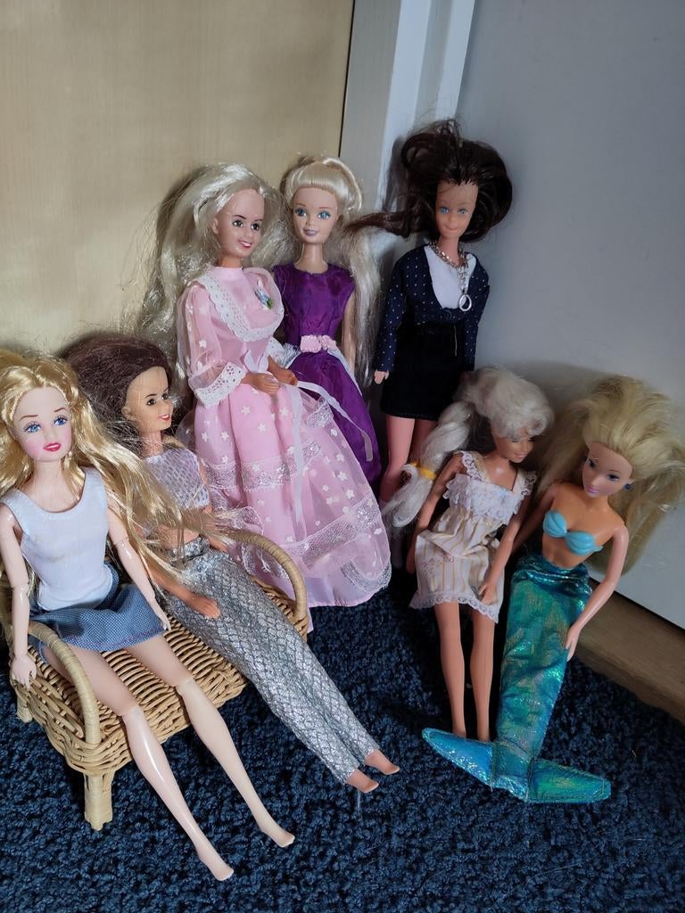 Barbie achtige poppen, Kinderen en Baby's, Ophalen of Verzenden, Barbie