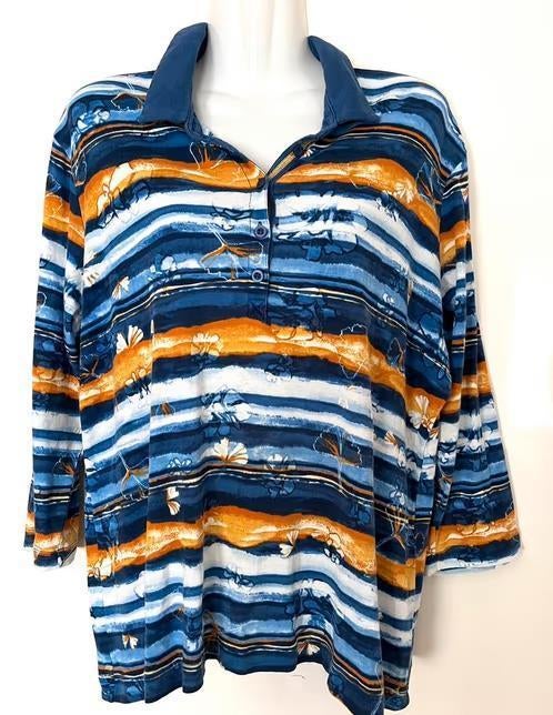 Rabe gestreepte top maat 46/48[v]