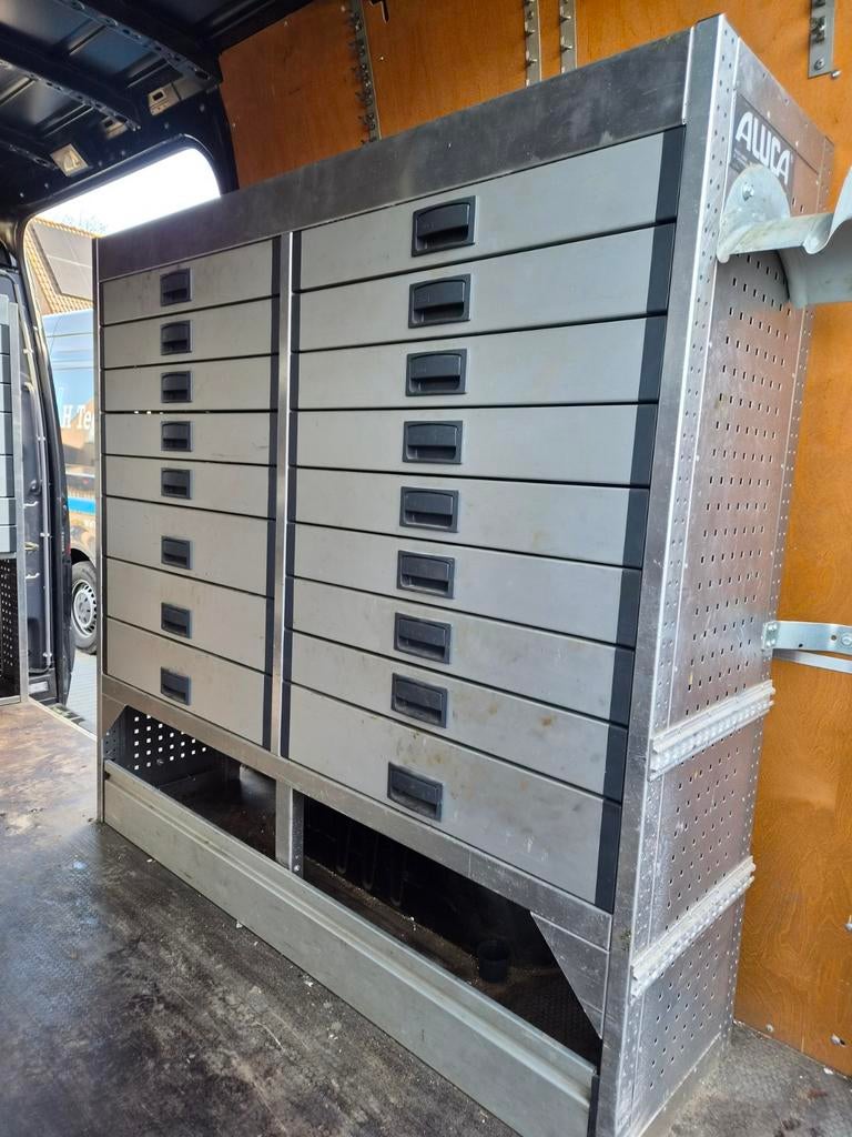 Aluca bedrijfswageninrichting ladekasten en stelling, Auto diversen, Auto-accessoires, Ophalen