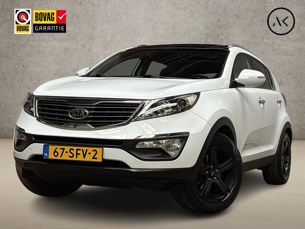 Kia Sportage 2.0 X-ecutive Sport (SCHUIFDAK, NAVIGATIE, CLIM, Gebruikt, Zwart, 4 cilinders, Leder en Stof