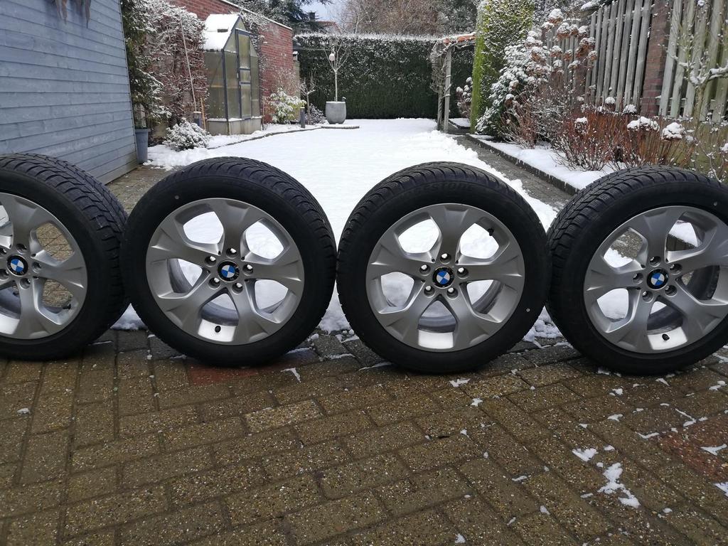 BMW Velgen met Winterbanden - 225/50R17, Ophalen, Gebruikt