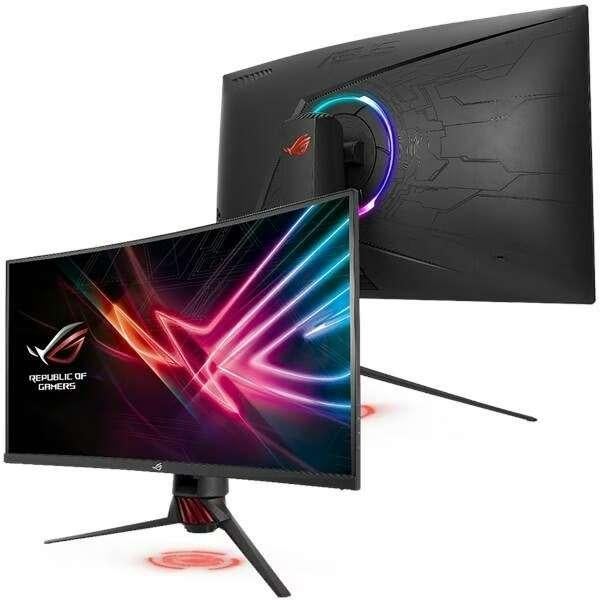 ASUS ROG Strix XG32VQR Grijs, Rood, Computers en Software, 3 tot 5 ms, 101 t/m 150 Hz, Hoofdtelefoonaansluiting, VA