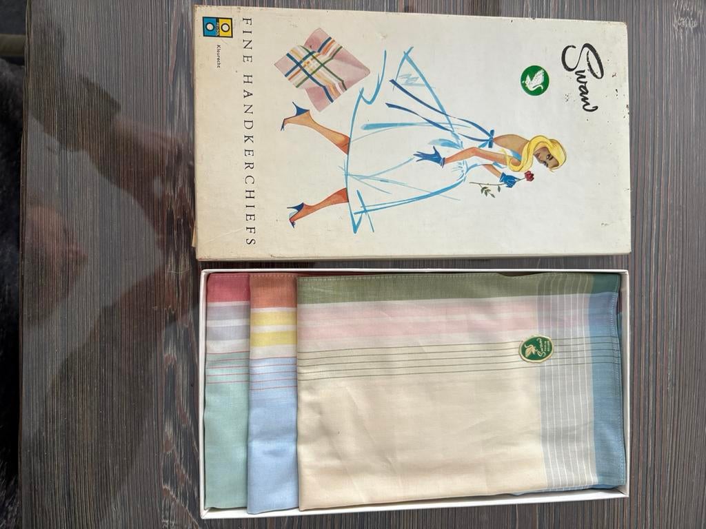 Swan fijne zakdoeken dames, Ophalen of Verzenden