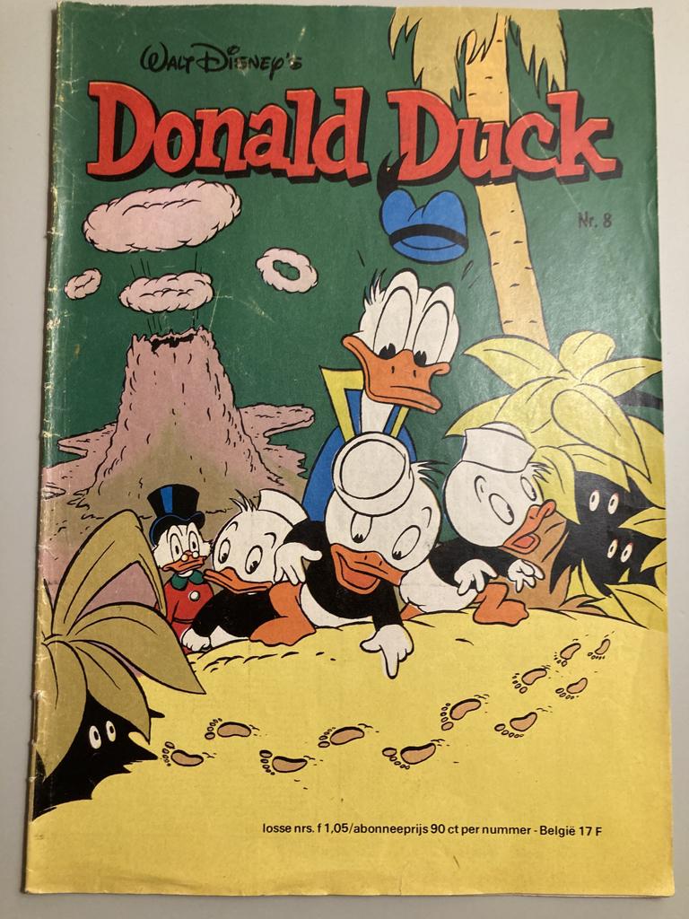 Donald Duck 1977 nr. 8, Boeken, Stripboeken, Eén stripboek, Verzenden, Gelezen