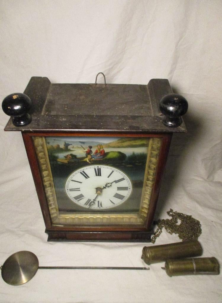 antiek klok, Huis en Inrichting, Ophalen of Verzenden, Gebruikt, Wandklok