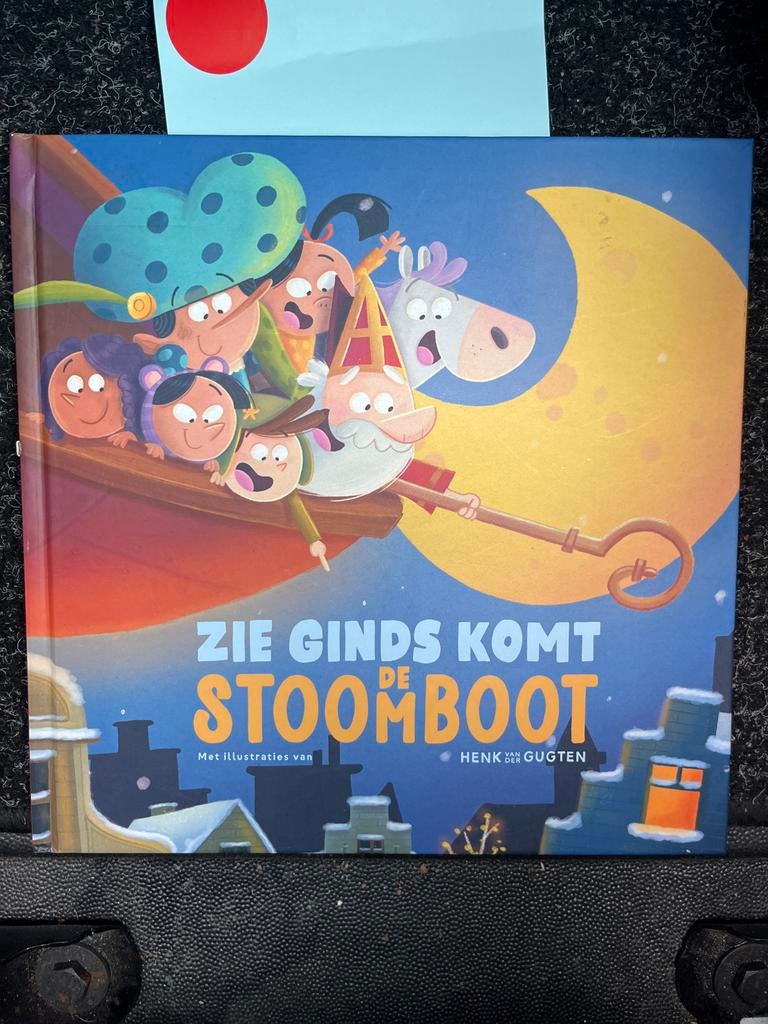 Zie Ginds Komt de Stoomboot - Sinterklaas Prentenboek, Ophalen of Verzenden, Zo goed als nieuw, Fictie algemeen