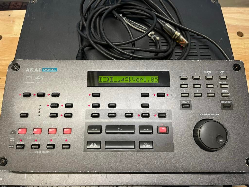 Akai DR4D Digitale Harddisk Recorder met DL4D Afstandsbedien, Ophalen of Verzenden, Gebruikt, Audio