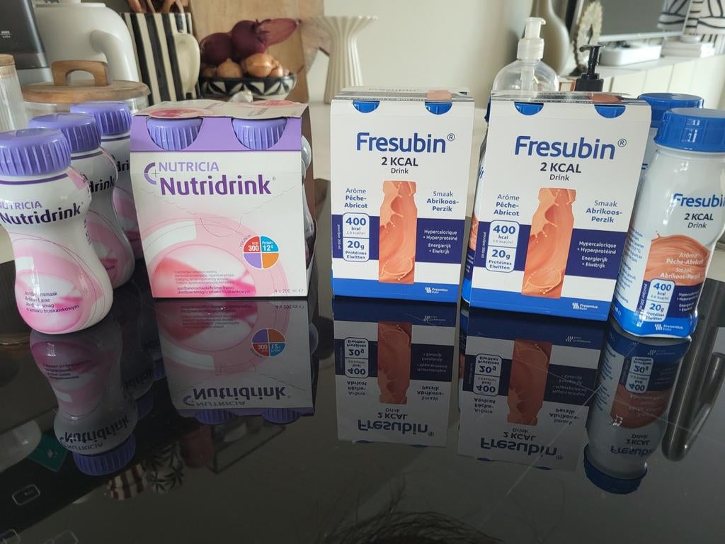 Nutridrink en Fresubin drankjes/flesjes te koop, Ophalen of Verzenden