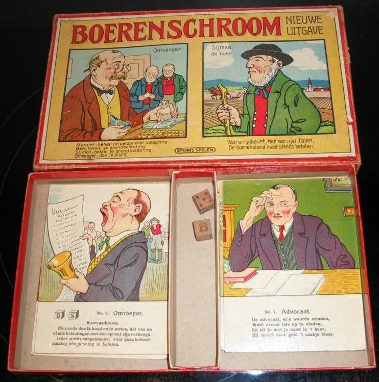 Boerenschroom van spears spellen rond 1915/20, Antiek en Kunst, Antiek | Speelgoed, Ophalen