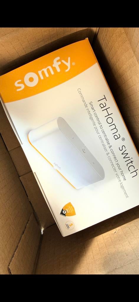 Somfy Tahoma switch, Doe-het-zelf en Verbouw, Rolluiken, Ophalen of Verzenden, Zo goed als nieuw, Wit, Minder dan 100 cm