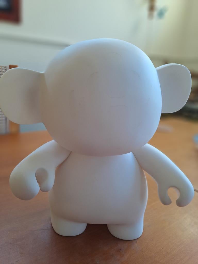 Witte Monskey pop, kunststof, Ophalen of Verzenden, Zo goed als nieuw