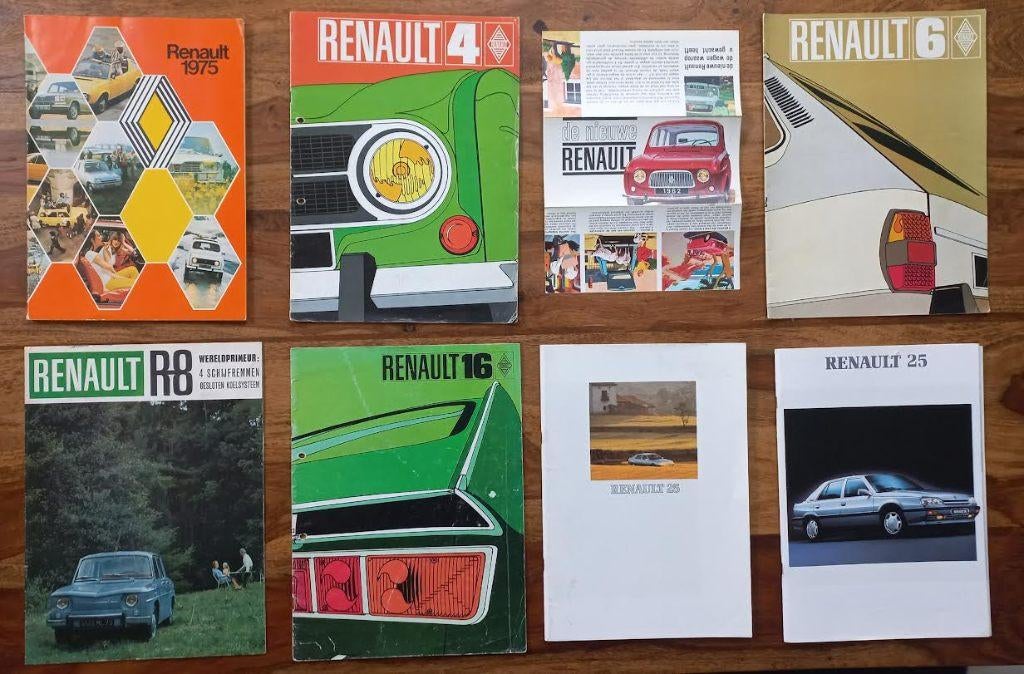 Renault: Programma 4 - 6 - 8 -16 & 25  1962 - 1990, Boeken, Auto's | Folders en Tijdschriften, Gelezen, Renault, Ophalen of Verzenden