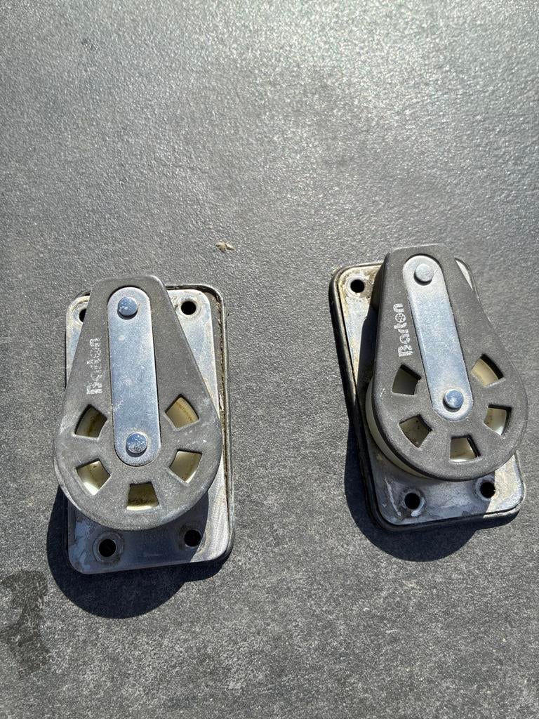 Barton Blokken voor Zeilboot - Set van 2, Ophalen of Verzenden, Gebruikt, Tuigage en Masten, Zeilboot