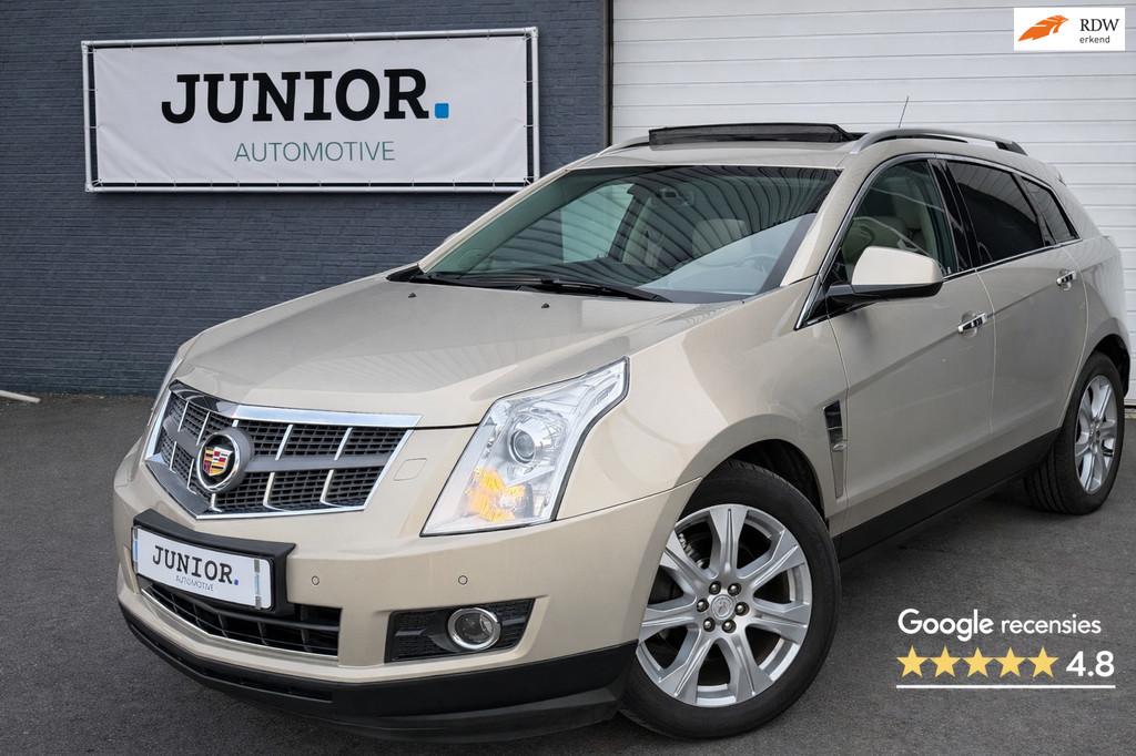 Cadillac SRX 3.0 V6 AWD Sports Luxury PANORAMADAK/LEDER/STOE, Auto's, Euro 5, Gebruikt, Beige, 2000 kg